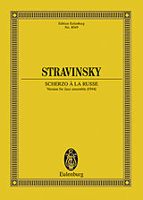 Igor Strawinsky Notenblätter Scherzo a la russe