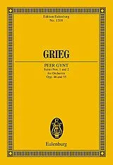 Edvard Hagerup Grieg Notenblätter Peer Gynt Suiten op.46 und op.55