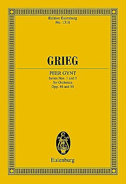 Edvard Hagerup Grieg Notenblätter Peer Gynt Suiten op.46 und op.55