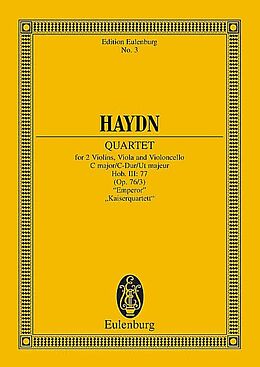 Franz Joseph Haydn Notenblätter Streichquartett C-Dur op.76,3 Hob.III-77