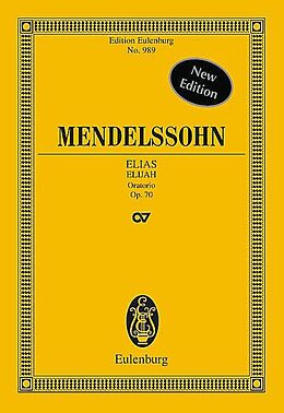 Felix Mendelssohn-Bartholdy Notenblätter Elias op.70