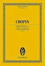 Frédéric Chopin Notenblätter Konzert e-Moll Nr.1 op.11