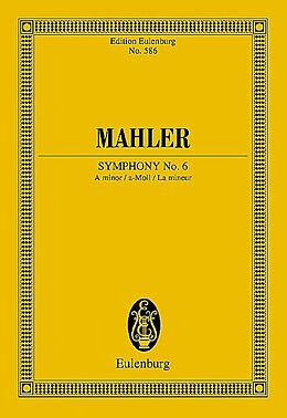 Gustav Mahler Notenblätter Sinfonie a-Moll Nr.6