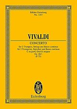 Antonio Vivaldi Notenblätter Konzert C-Dur op.46,1 für 2 Trompeten und Streichorchester