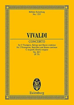 Antonio Vivaldi Notenblätter Konzert C-Dur op.46,1