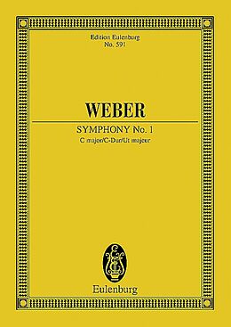 Carl Maria von Weber Notenblätter Sinfonie C-Dur Nr.1