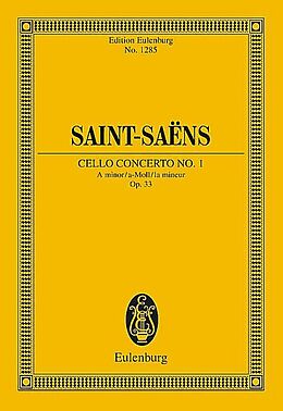 Camille Saint-Saëns Notenblätter Konzert a-Moll Nr.1 op.33
