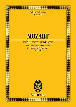Wolfgang Amadeus Mozart Notenblätter Exsultate, jubilate motet