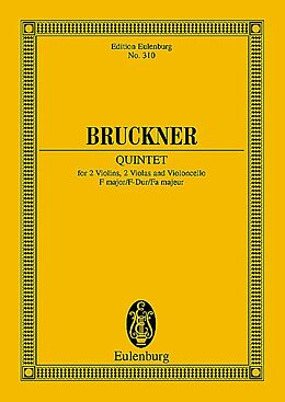 Anton Bruckner Notenblätter Quintett F-Dur