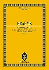 Johannes Brahms Notenblätter Quintett f-Moll op.34 für