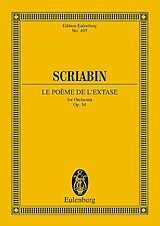 Alexander Skriabin Notenblätter Le poème de lextase op.54