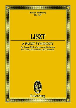 Franz Liszt Notenblätter A Faust Symphony