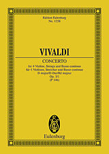 Antonio Vivaldi Notenblätter Concerto grosso D-Dur RV549