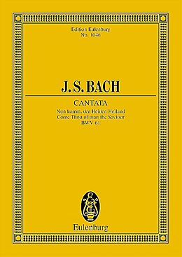 Johann Sebastian Bach Notenblätter Nun komm der Heiden Heiland - Kantate Nr.61 BWV61