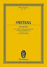 Bedrich Smetana Notenblätter Streichquartett e-Moll