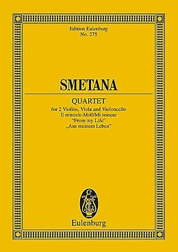 Bedrich Smetana Notenblätter Streichquartett e-Moll