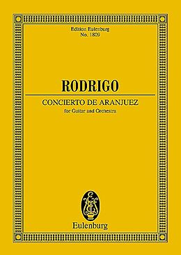 Joaquin Rodrigo Notenblätter Concierto de Aranjuez