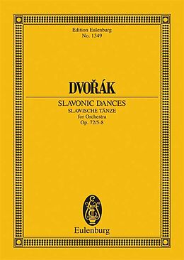 Antonin Leopold Dvorak Notenblätter Slawische Tänze op.72,5-8