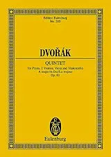 Antonin Leopold Dvorak Notenblätter Quintett A-Dur op.81