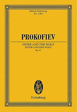 Serge Prokofieff Notenblätter Peter und der Wolf op.67