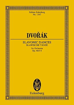 Antonín Dvorák Notenblätter Slawische Tänze op.46,5-8