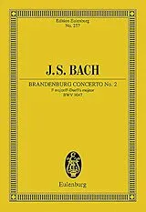 Johann Sebastian Bach Notenblätter Brandenburgisches Konzert F-Dur Nr.2 BWV1047