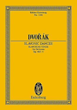 Antonin Leopold Dvorak Notenblätter Slawische Tänze op.46,1-4