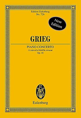 Edvard Hagerup Grieg Notenblätter Konzert a-Moll op.16