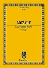 Wolfgang Amadeus Mozart Notenblätter Les petits riens KV Anh.10