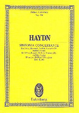 Franz Joseph Haydn Notenblätter Sinfonia concertante Hob-I.105