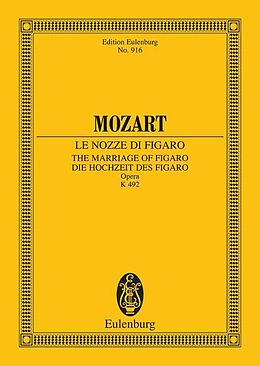 Wolfgang Amadeus Mozart Notenblätter Die Hochzeit des Figaro KV492
