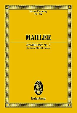 Gustav Mahler Notenblätter Sinfonie e-Moll Nr.7