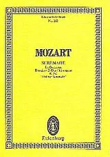 Wolfgang Amadeus Mozart Notenblätter Serenade D-Dur Nr.7