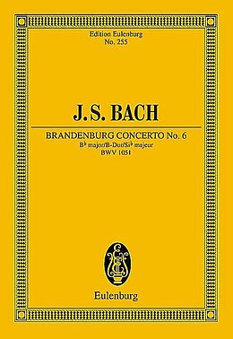 Johann Sebastian Bach Notenblätter Brandenburgisches Konzert Nr.6