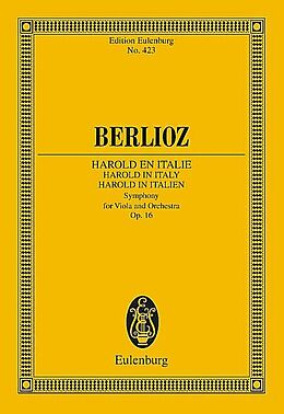 Hector Berlioz Notenblätter Harold in Italien op.16