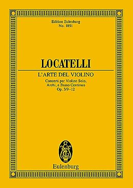 Pietro Antonio Locatelli Notenblätter Concerti op.3,9-12