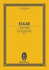 Edward Elgar Notenblätter Konzert h-Moll op.61