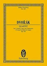 Antonin Leopold Dvorak Notenblätter Streichquartett As-Dur op.105