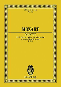 Wolfgang Amadeus Mozart Notenblätter Quintett C-Dur KV515