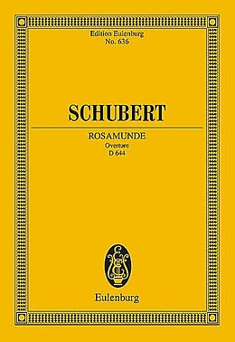 Franz Schubert Notenblätter Rosamunde D644 Ouvertüre zum Melodram Die Zauberharfe