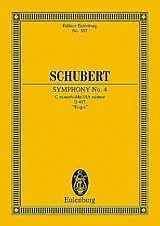Franz Schubert Notenblätter Sinfonie c-Moll Nr.4 D417