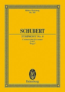 Franz Schubert Notenblätter Sinfonie c-Moll Nr.4 D417