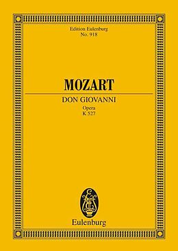 Wolfgang Amadeus Mozart Notenblätter Don Giovanni KV527