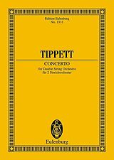 Michael Tippett Notenblätter Concerto for double string