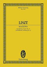 Franz Liszt Notenblätter Mazeppa