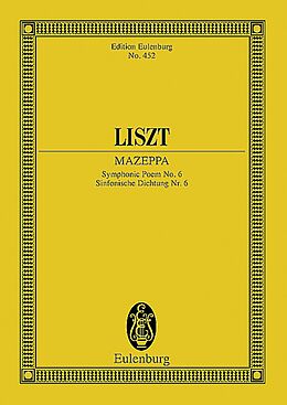 Franz Liszt Notenblätter Mazeppa