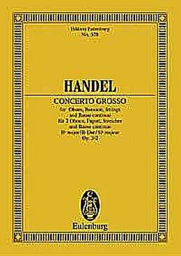 Georg Friedrich Händel Notenblätter Concerto grosso B-Dur op.3,2