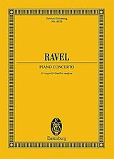 Maurice Ravel Notenblätter Konzert G-Dur