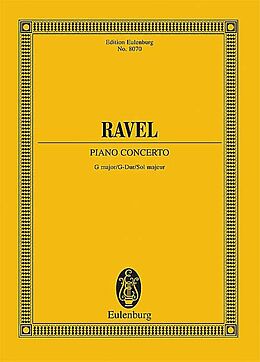 Maurice Ravel Notenblätter Konzert G-Dur