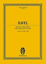 Maurice Ravel Notenblätter Konzert D-Dur für die linke Hand